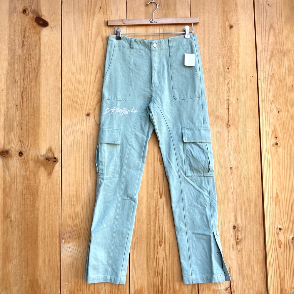 Diet Starts Monday NWT Pale Green Cargo Pants Sz 30